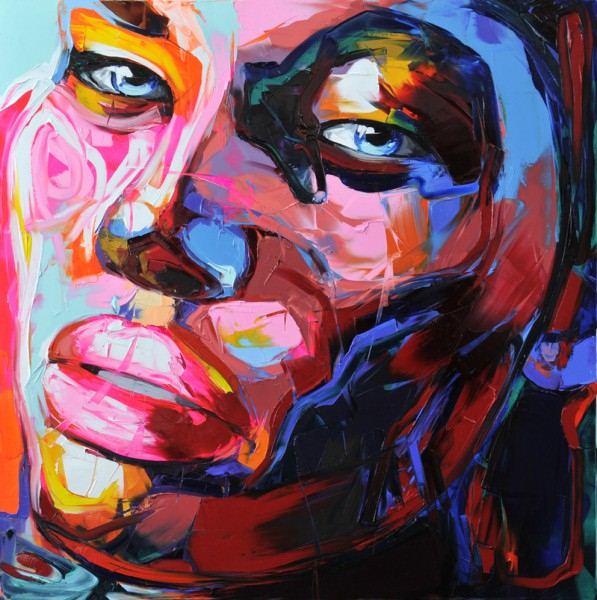 Francoise Nielly Portrait Palette Painting Expression Face053